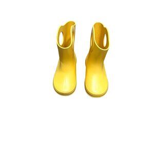 Oka Bashi Yellow Kids Rain Boots Size 6